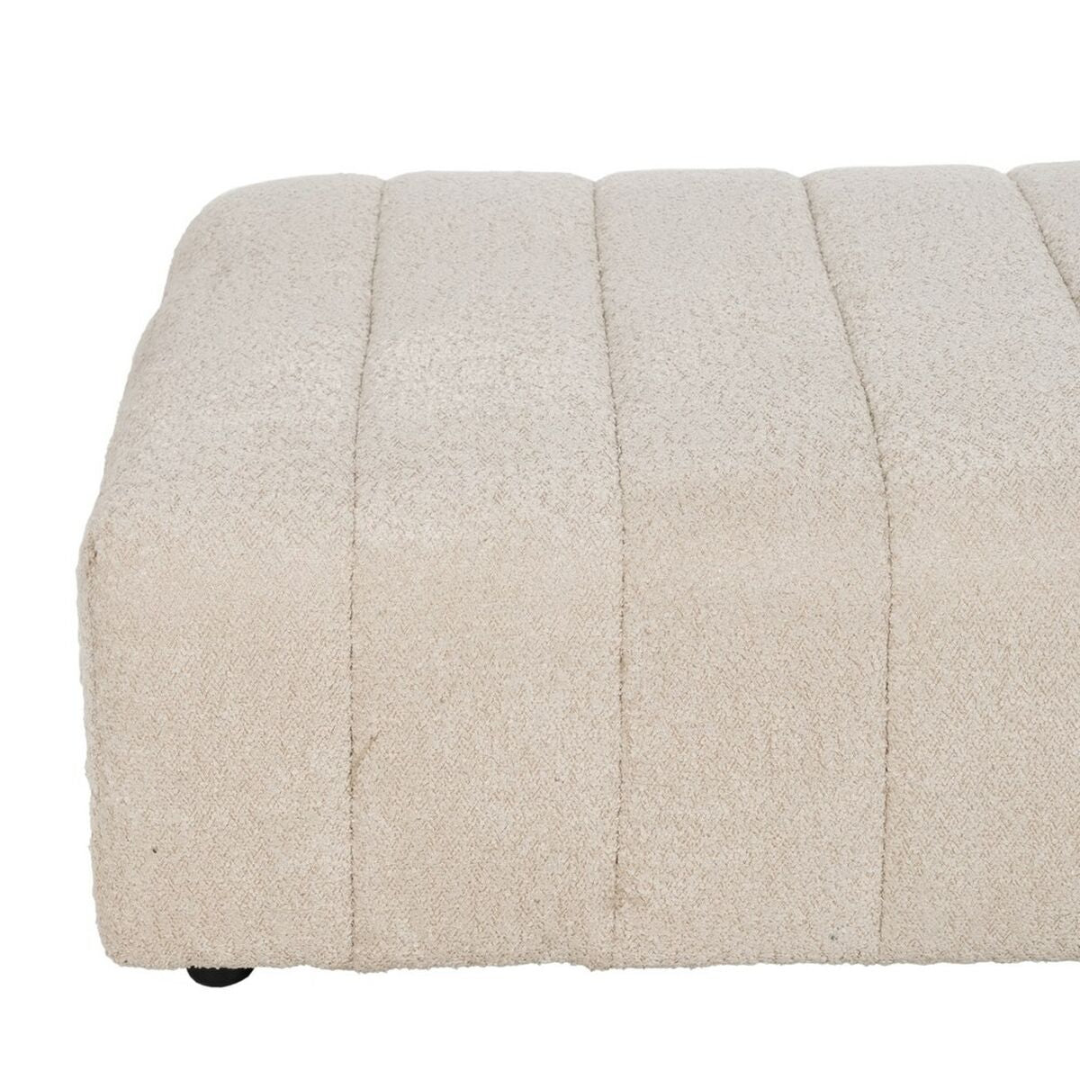 Beige Polyester Iron Sofa 148 x 100 x 66 cm