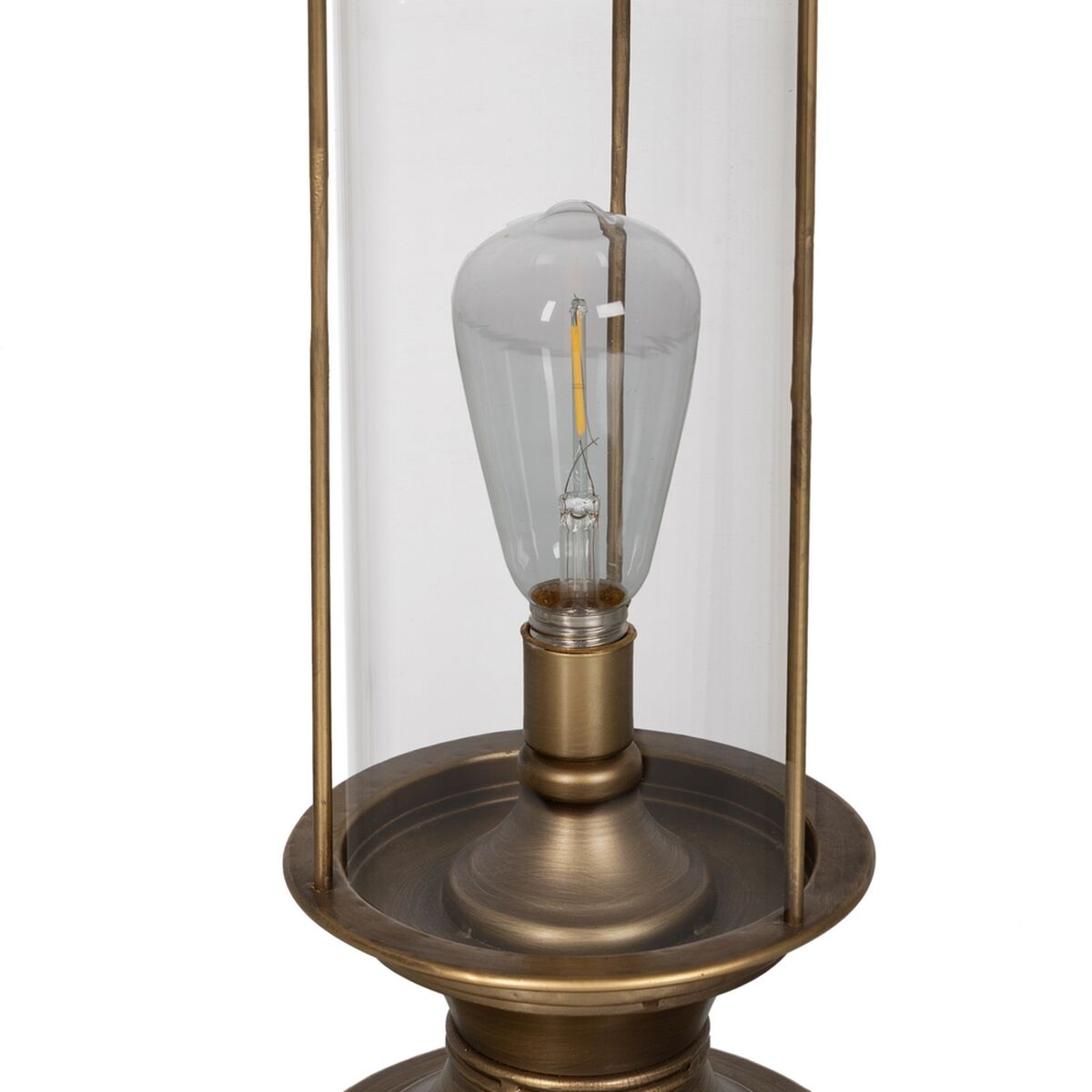 Table Lamp Gold Crystal Iron 40 W 27 x 27 x 58 cm