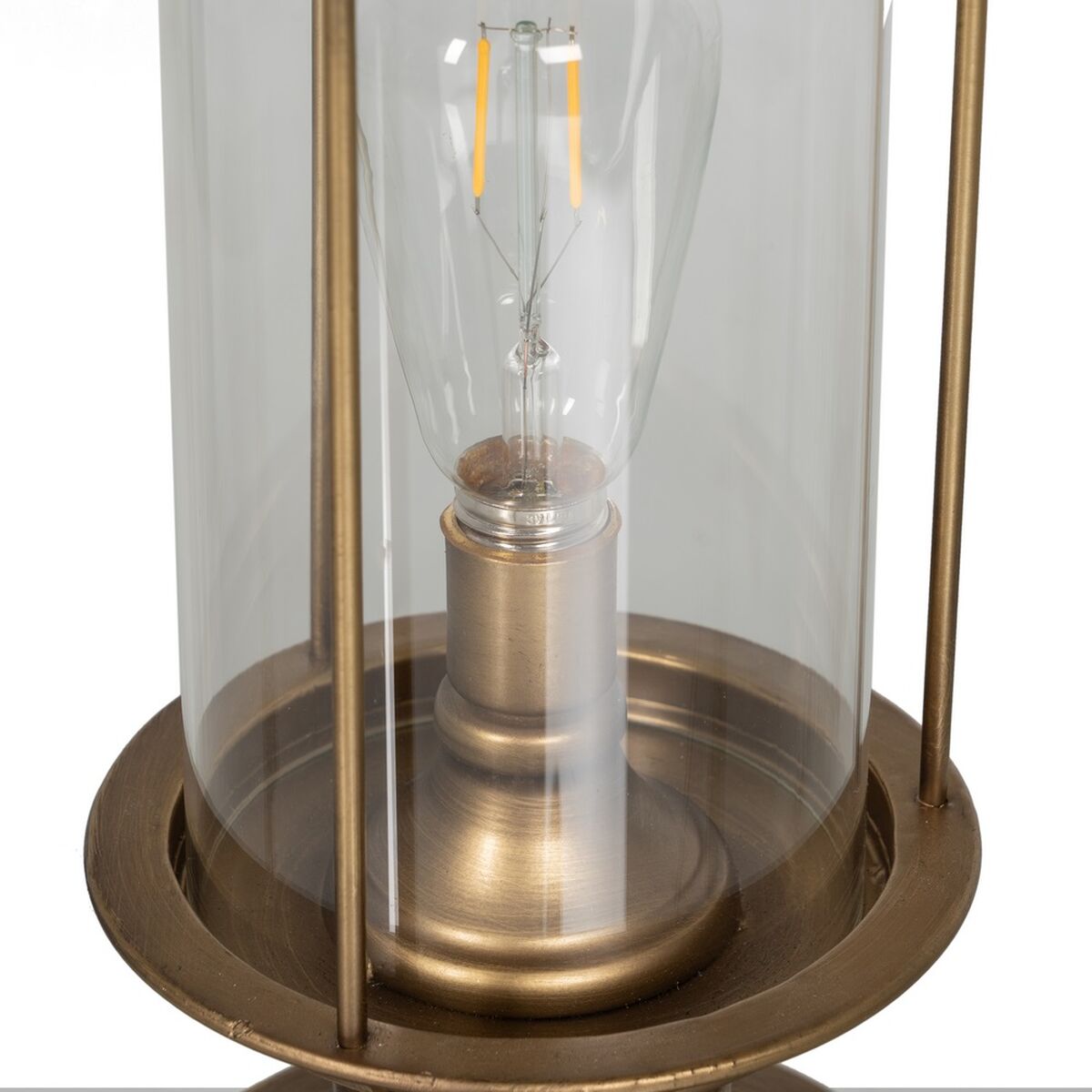 Table Lamp Gold Crystal Iron 40 W 27 x 27 x 58 cm