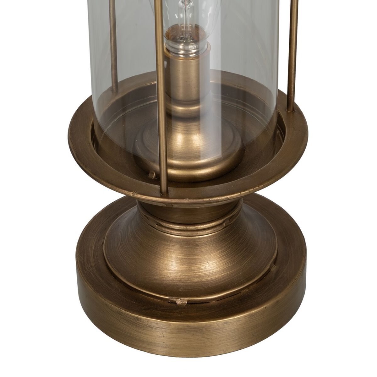 Table Lamp Gold Crystal Iron 40 W 27 x 27 x 58 cm