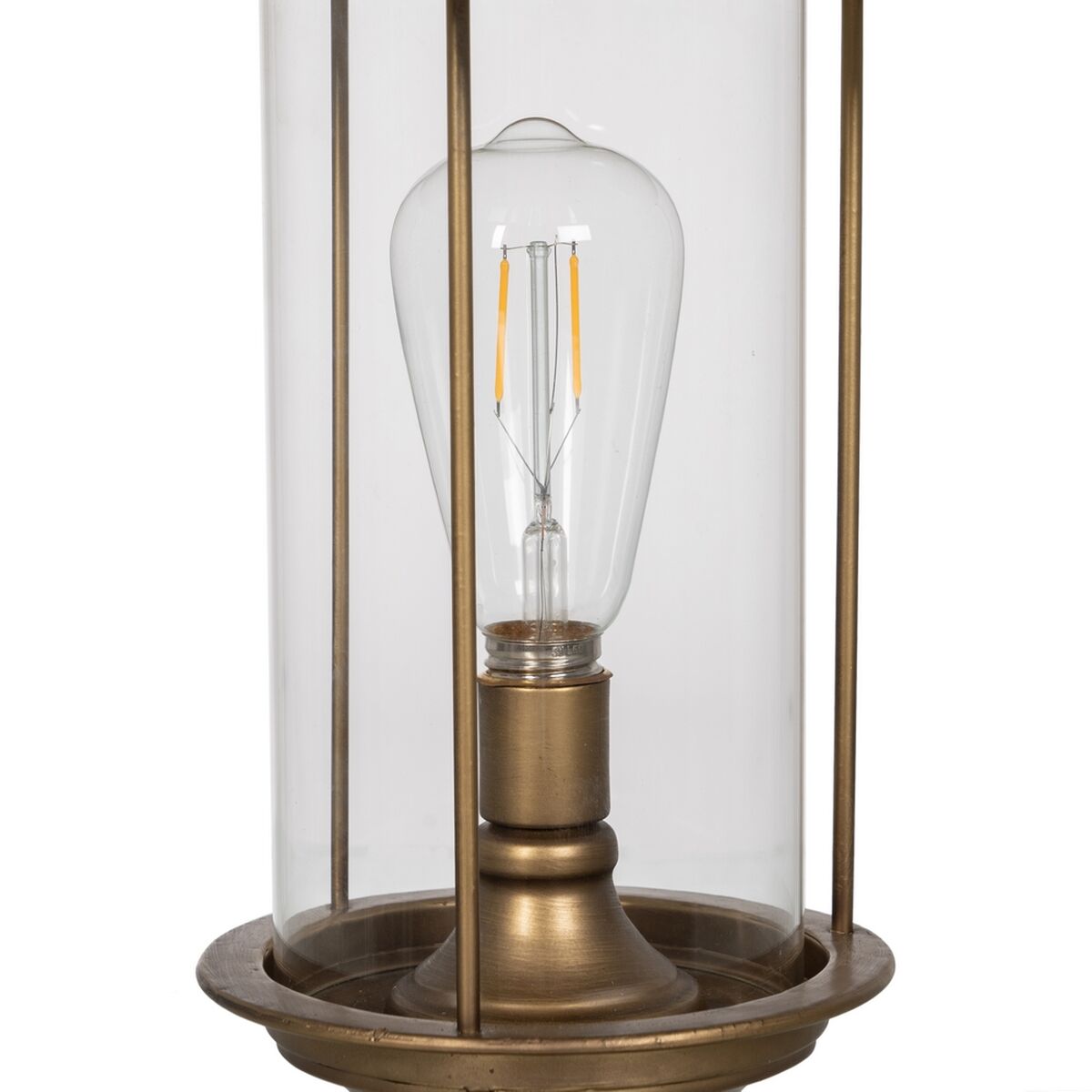 Table Lamp Gold Crystal Iron 40 W 27 x 27 x 48 cm