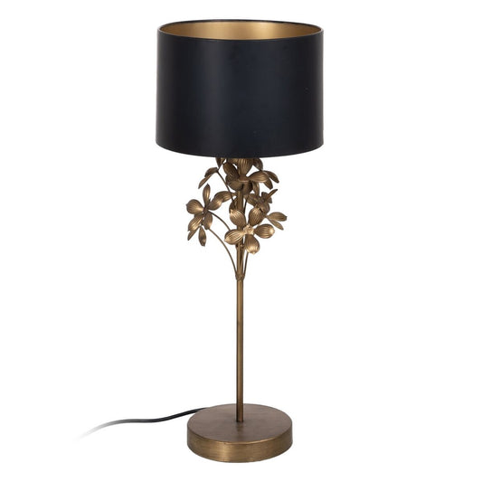 Table Lamp Black Gold 220 -240 V 24 x 24 x 63 cm