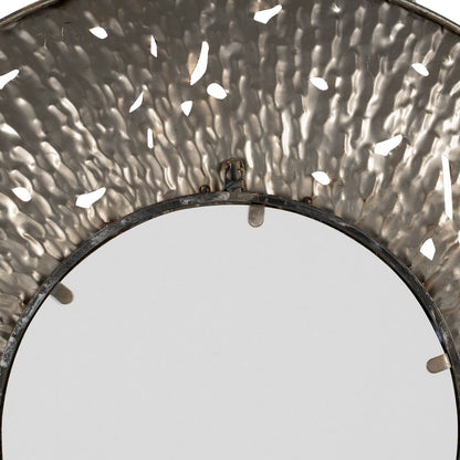 Gold Wall Mirror Crystal Iron 76.5 x 7 x 76.5 cm