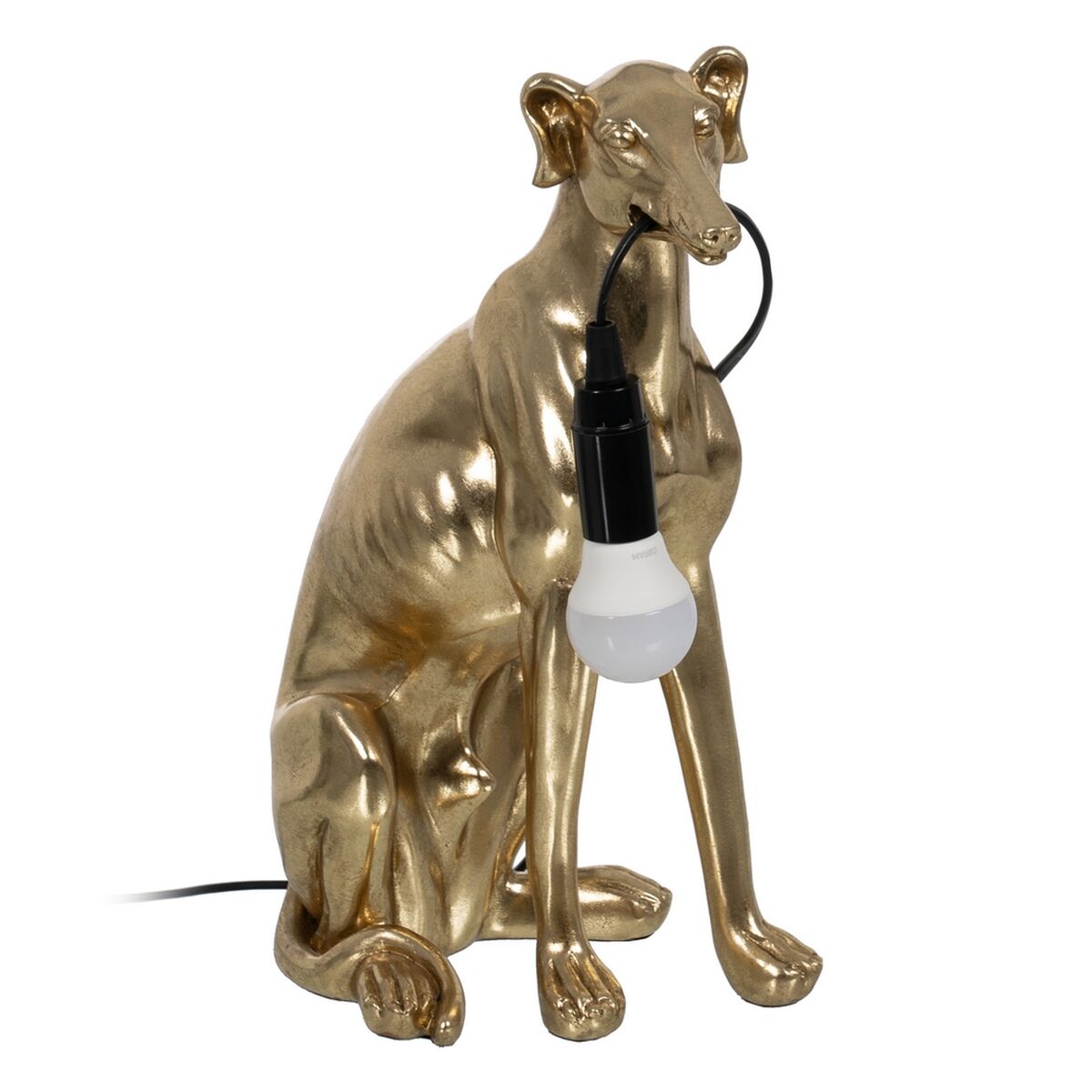 Golden Dog Table Lamp 40 W 220-240 V 25.5 x 16.5 x 36 cm