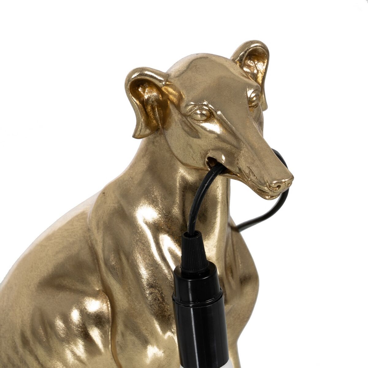 Golden Dog Table Lamp 40 W 220-240 V 25.5 x 16.5 x 36 cm