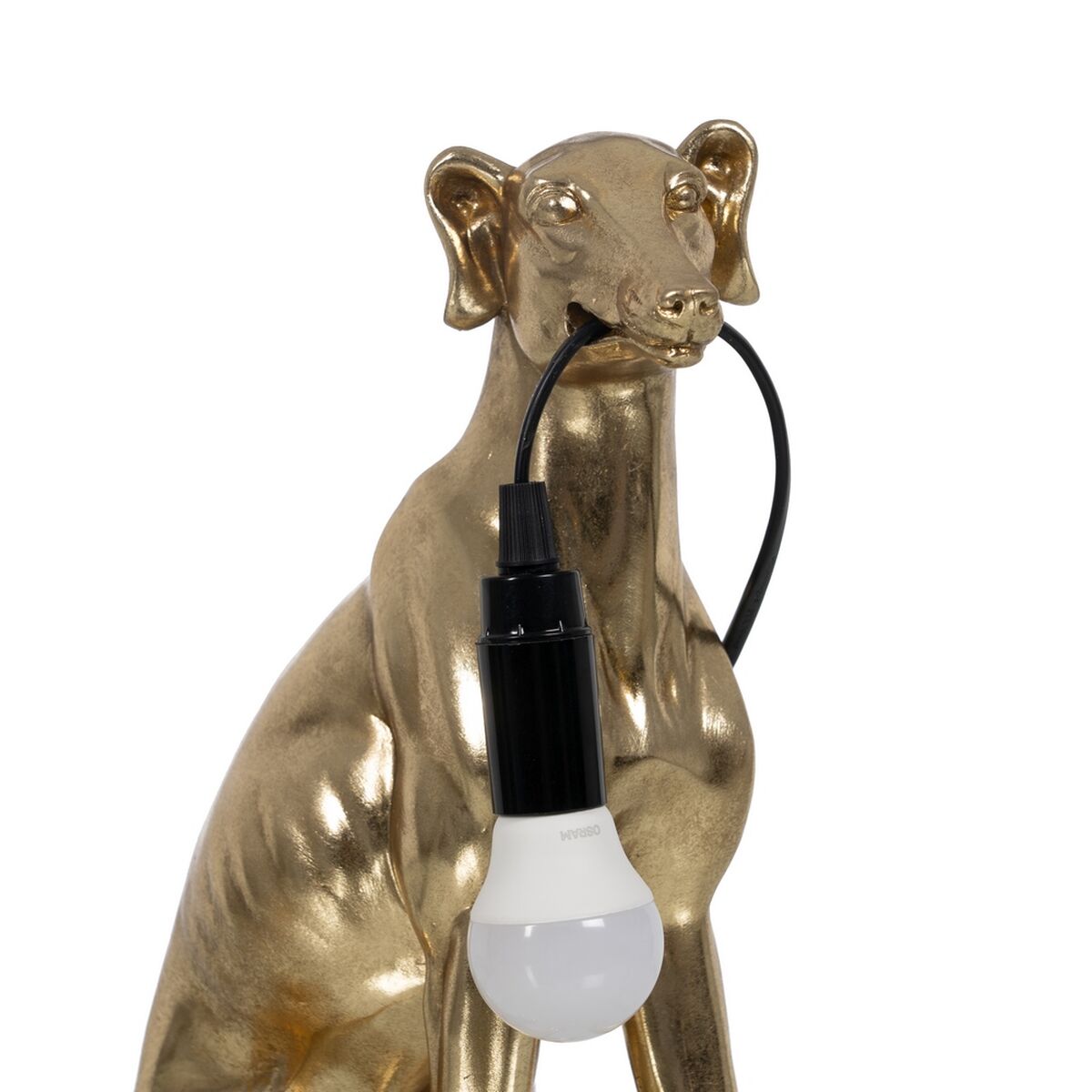 Golden Dog Table Lamp 40 W 220-240 V 25.5 x 16.5 x 36 cm