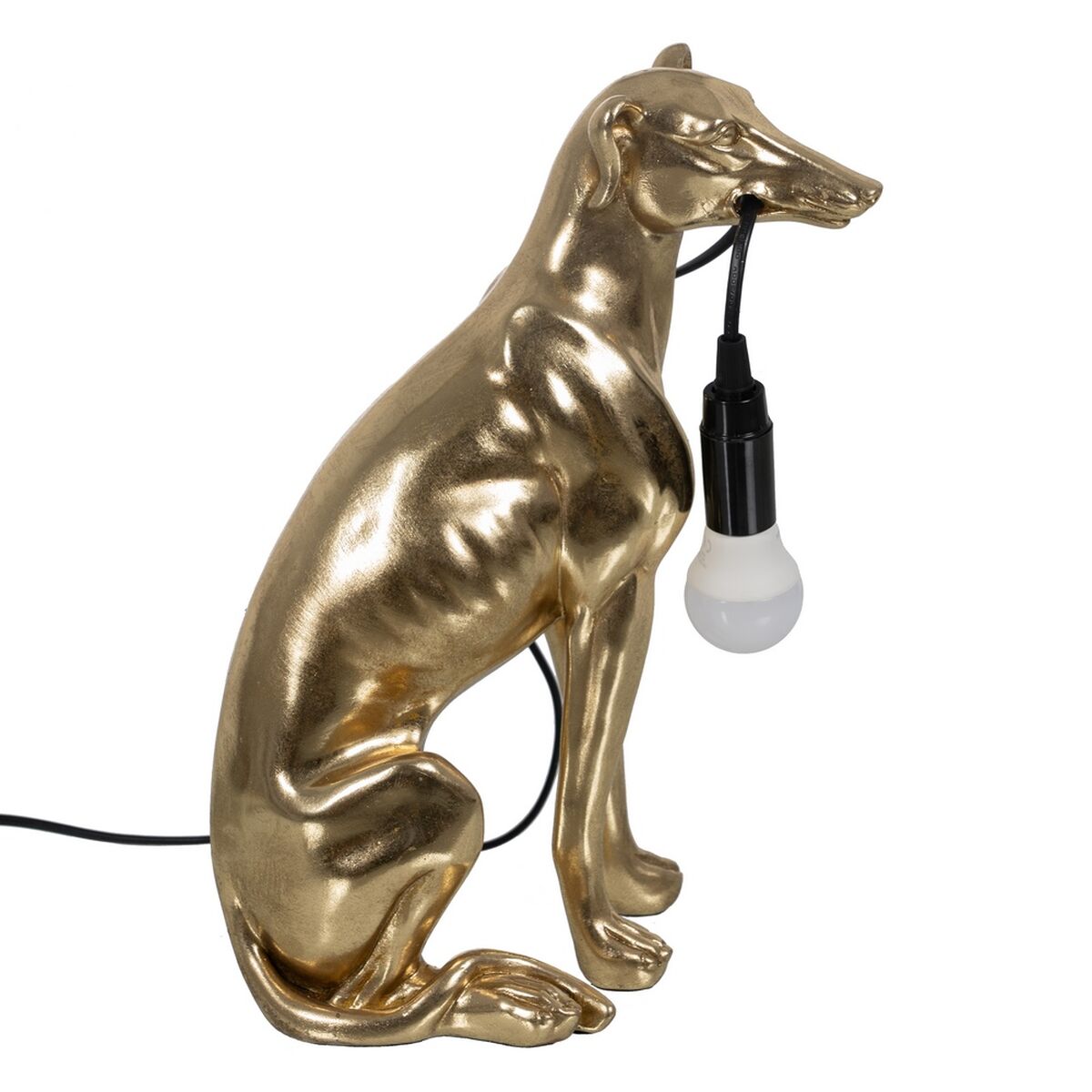 Golden Dog Table Lamp 40 W 220-240 V 25.5 x 16.5 x 36 cm