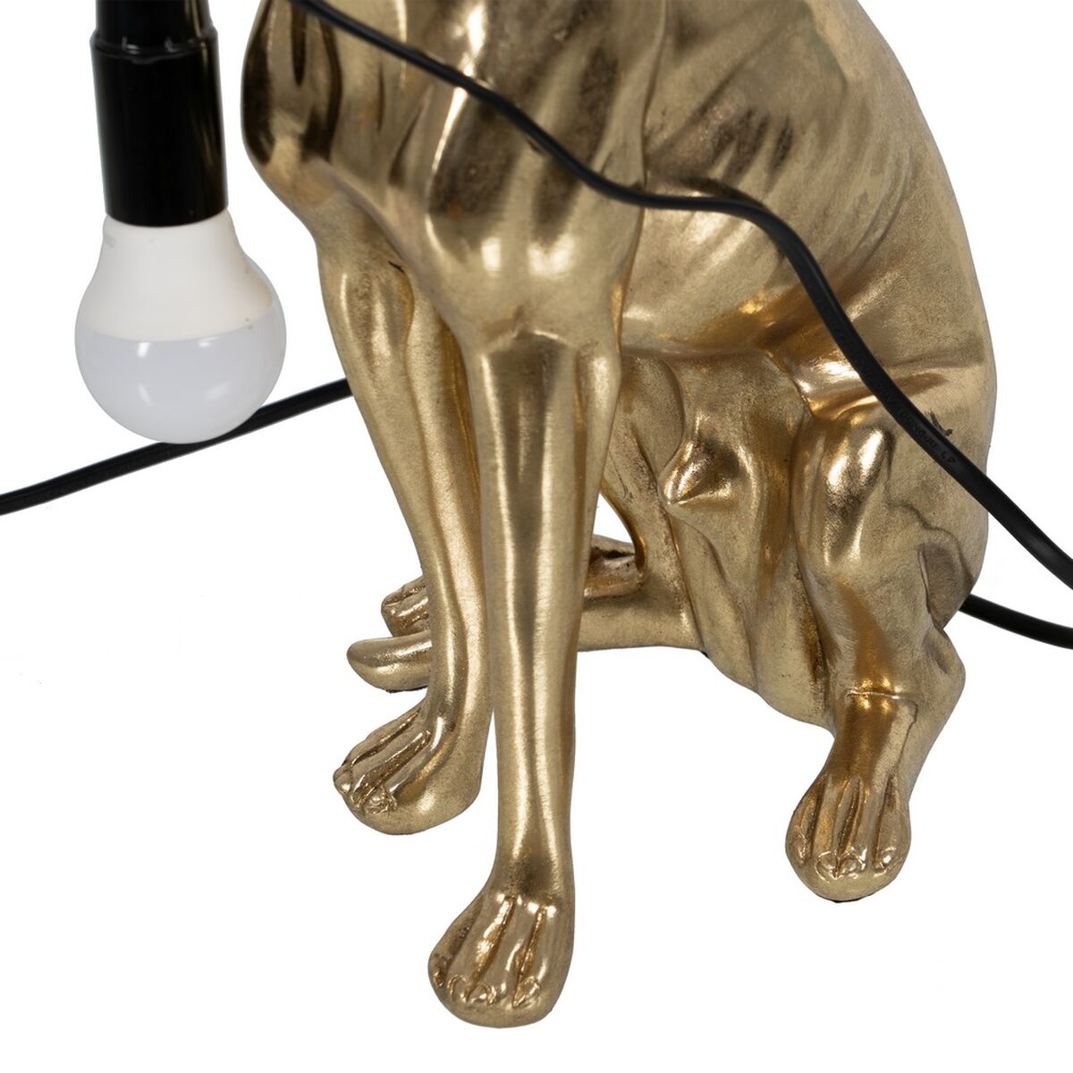 Golden Dog Table Lamp 40 W 220-240 V 25.5 x 16.5 x 36 cm