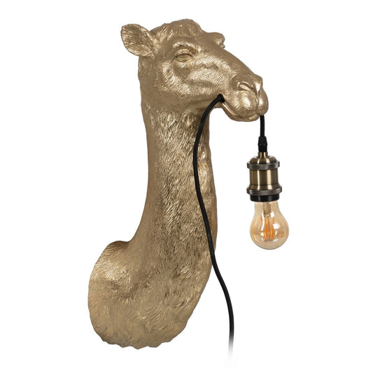 Golden Resin Wall Light A 12.5 x 26 x 50 cm