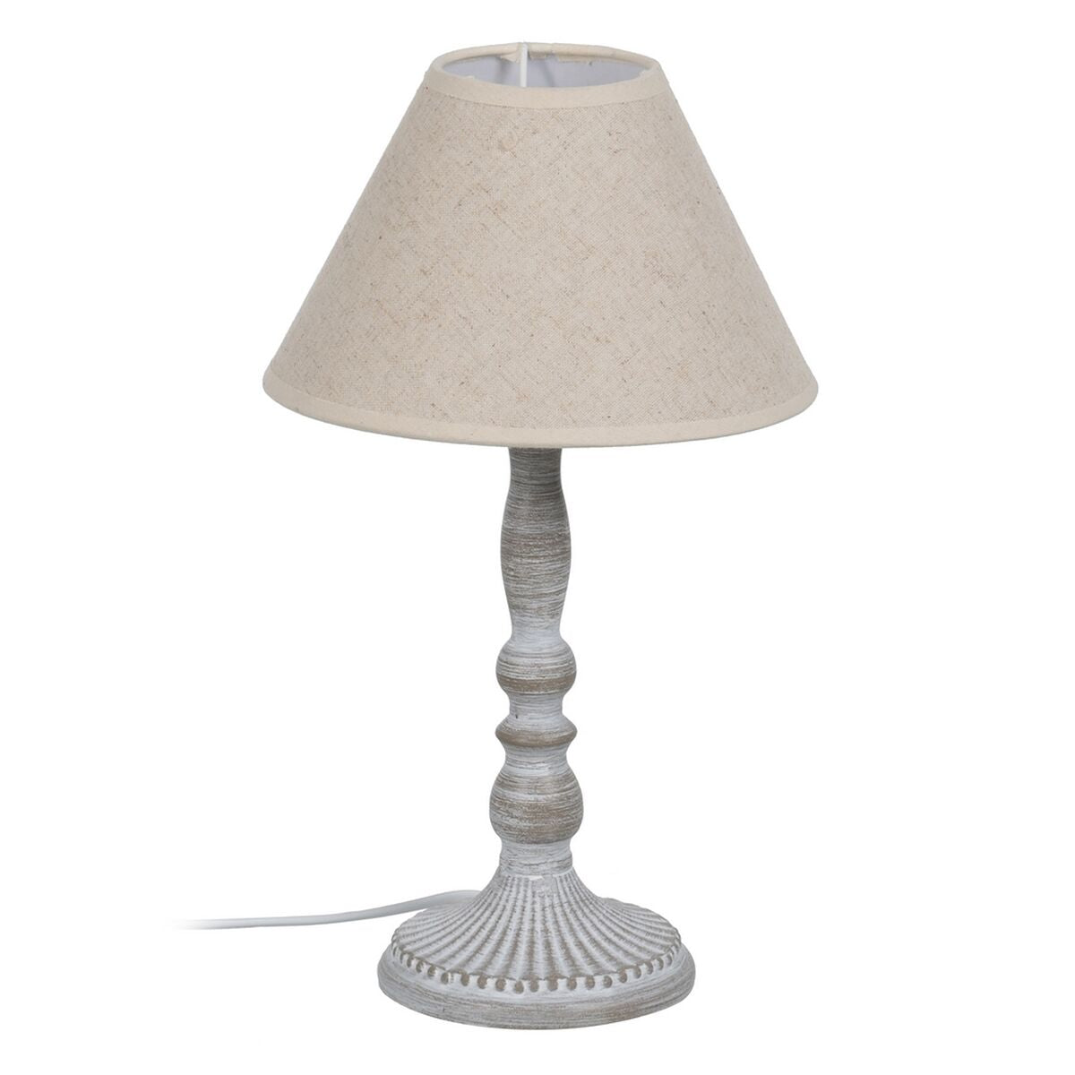 Table lamp Beige Grey 60 W 220-240 V 20 x 20 x 34 cm