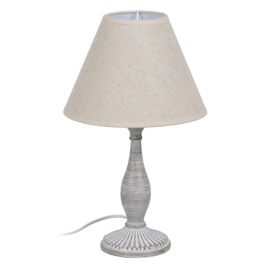 Table lamp Beige Grey 60 W 220-240 V 20 x 20 x 34 cm