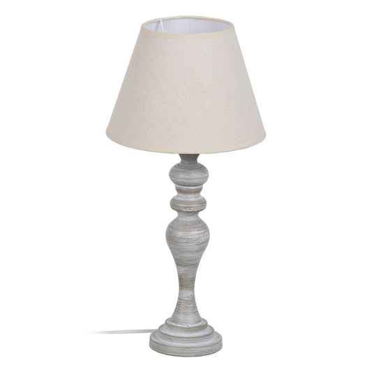 Table lamp Beige Grey 60 W 220-240 V 25 x 25 x 50 cm