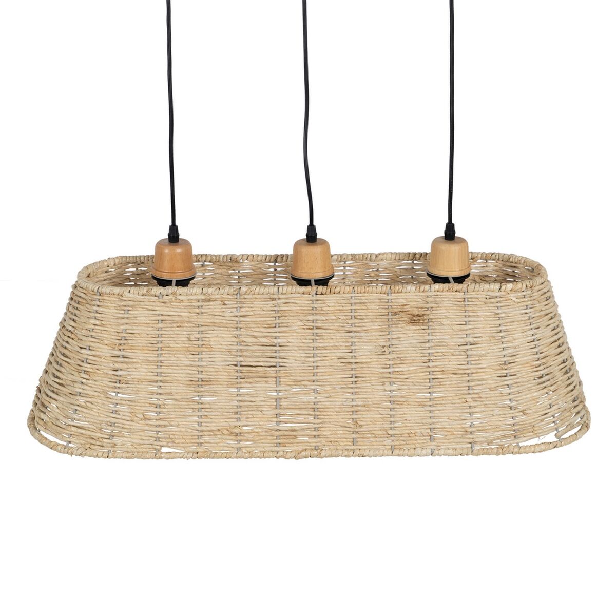 Natural Black Iron Ceiling Lamp 220-240 V 77 x 27 x 92 cm