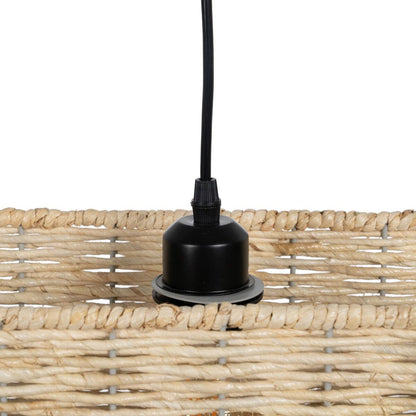 Natural Black Iron Ceiling Lamp 220-240 V 88 x 17.5 x 65 cm