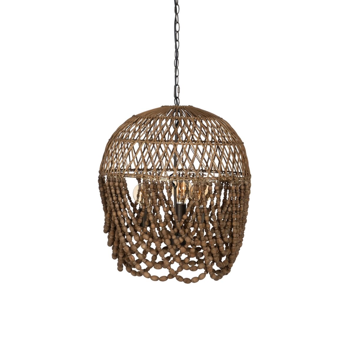 Natural Metal Ceiling Lamp 220-240 V 54 x 54 x 62 cm