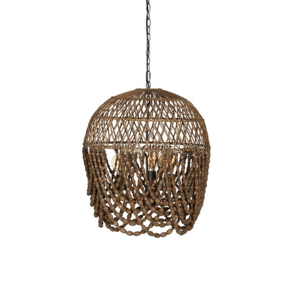 Natural Metal Ceiling Lamp 220-240 V 54 x 54 x 62 cm