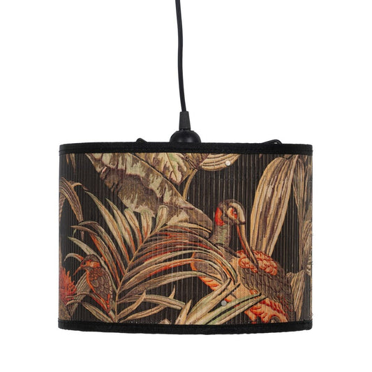 Bamboo Iron Leaves Ceiling Lamp 220-240 V 28 x 28 x 20 cm