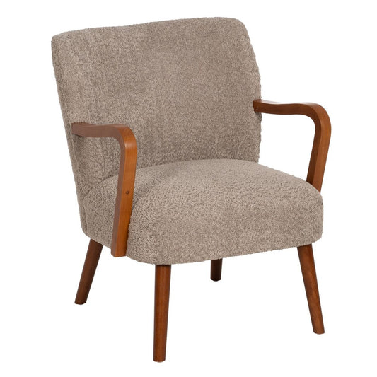 Taupe armchair 56 x 56 x 78 cm