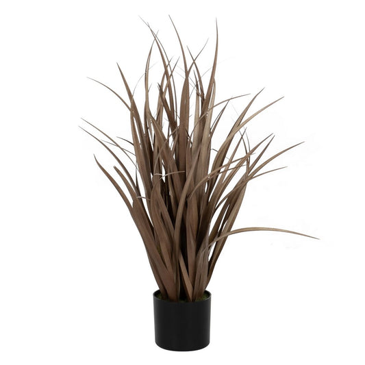 Planta Decorativa PVC Acero Cemento 10 x 10 x 9 cm 61 cm