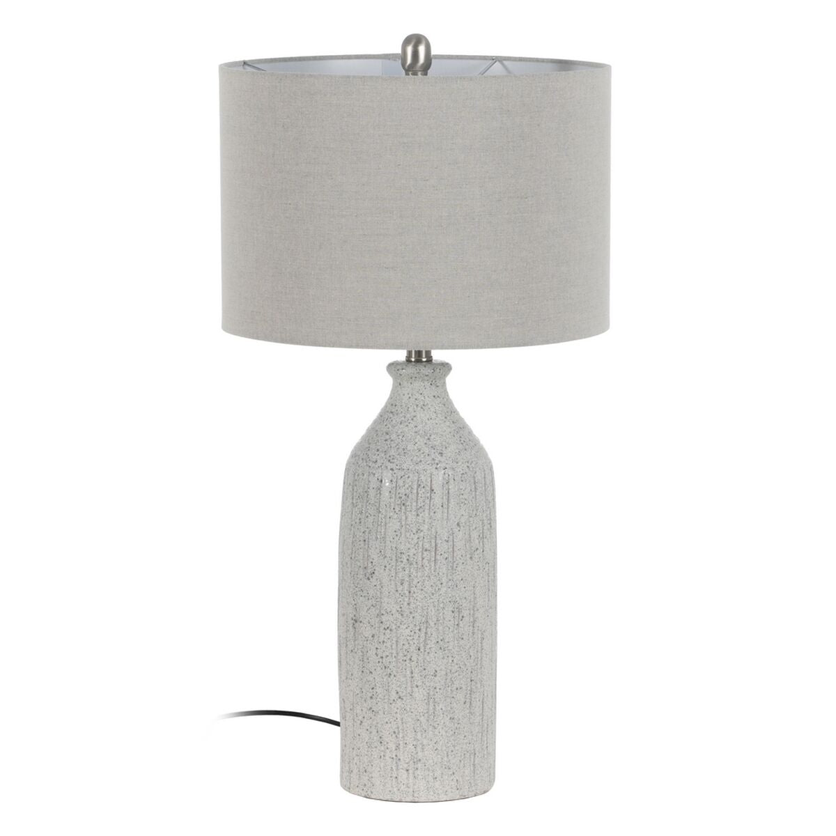 Table Lamp Grey Metal Ceramic 60 W 220-240 V 38 x 38 x 73 cm