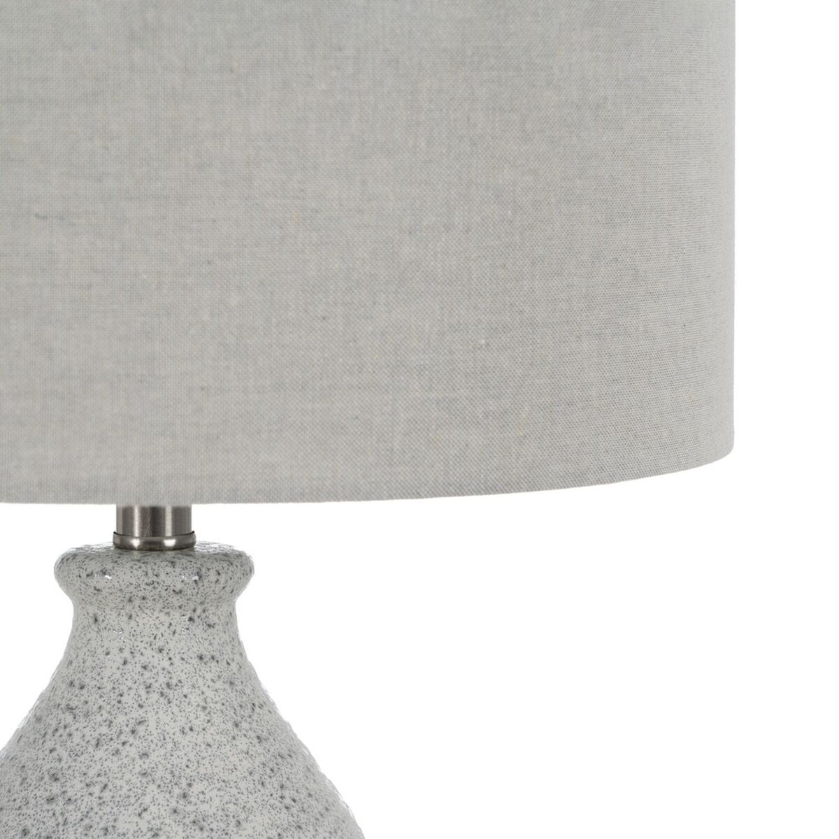 Table Lamp Grey Metal Ceramic 60 W 220-240 V 38 x 38 x 73 cm