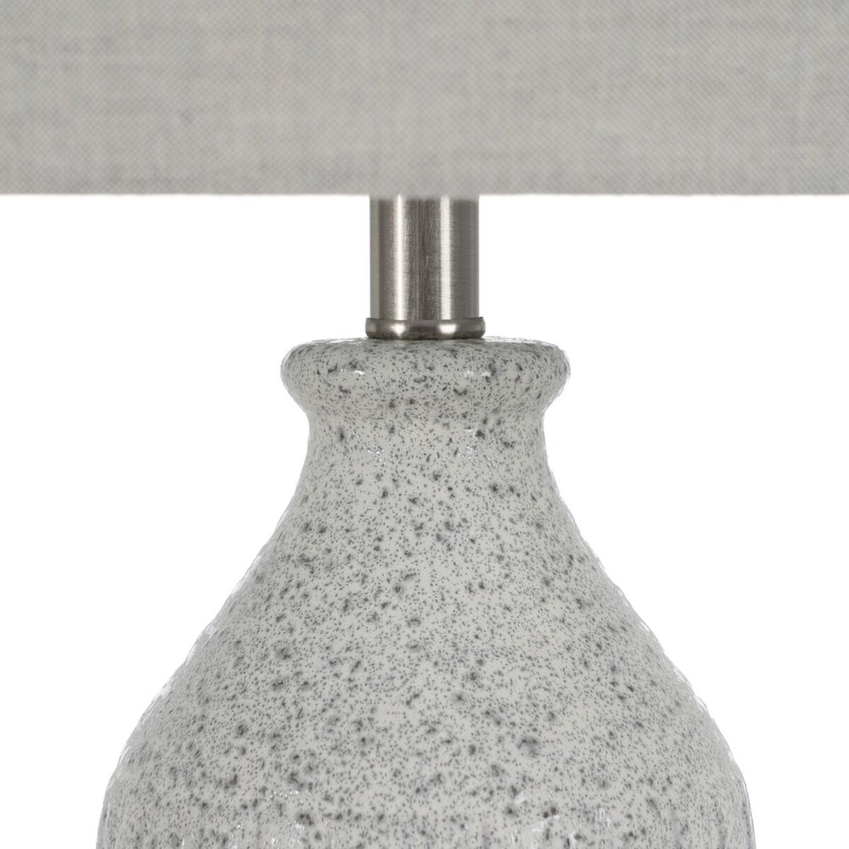 Table Lamp Grey Metal Ceramic 60 W 220-240 V 38 x 38 x 73 cm