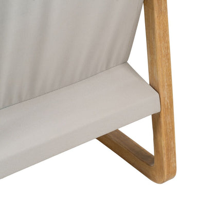 Sillón Beige Natural Madera de caucho Esponja Madera de fresno Foam 65 x 69 x 83 cm