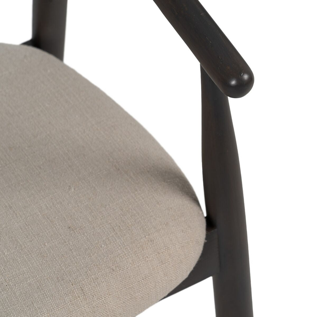 Silla de Comedor Negro Beige 56,5 x 57 x 76 cm