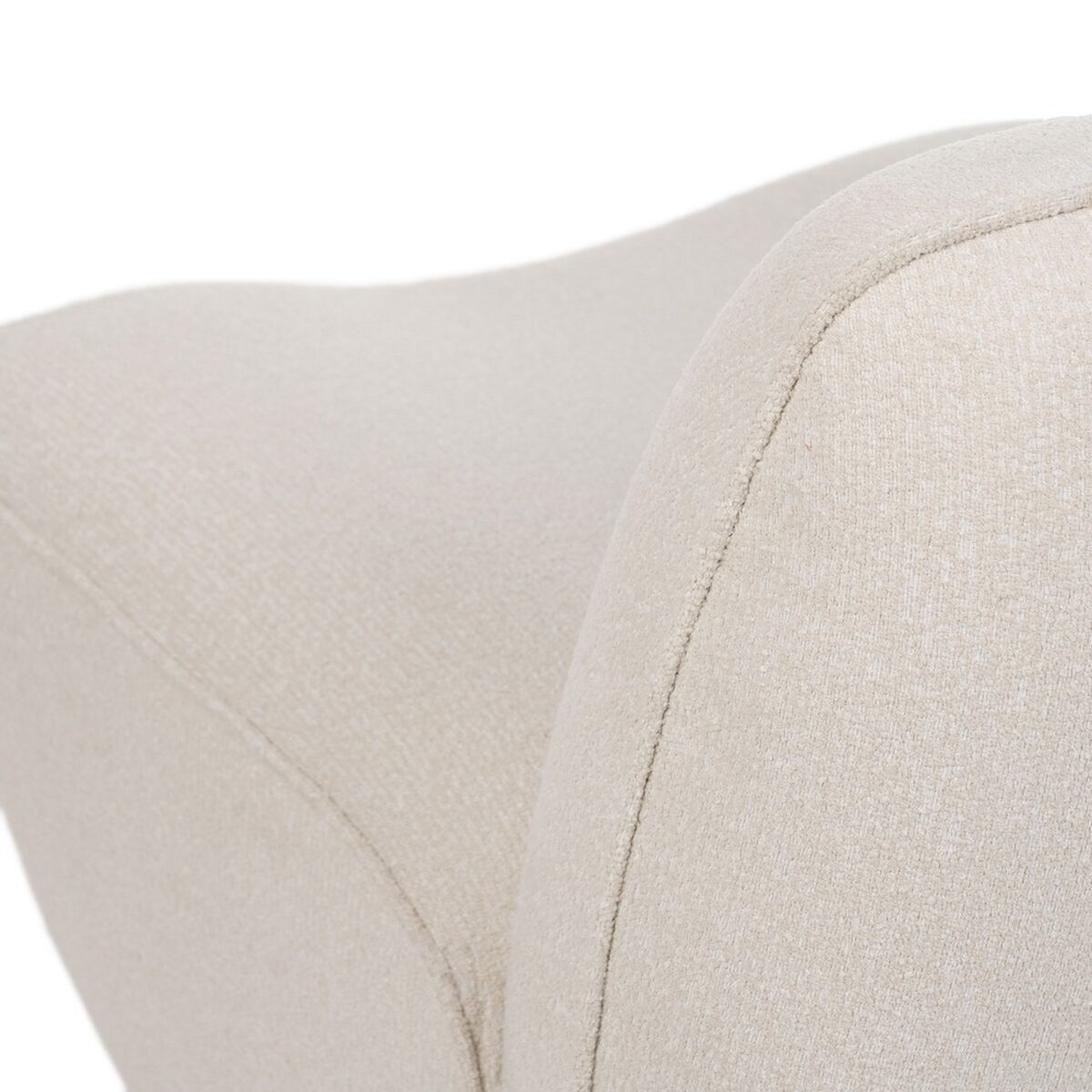 Sillón Blanco Madera MDF Foam 100 % poliéster 71 x 81 x 66 cm