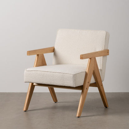 Sillón Blanco Natural 57 X 50 X 77 CM