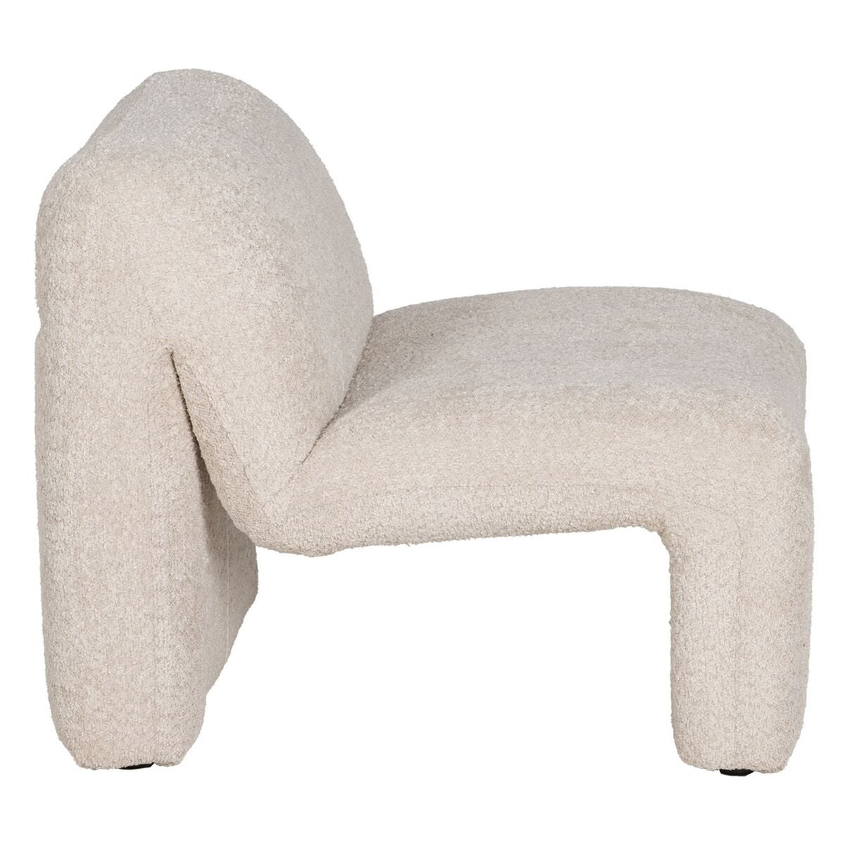 Beige Wooden Armchair 62 x 86 x 69 cm