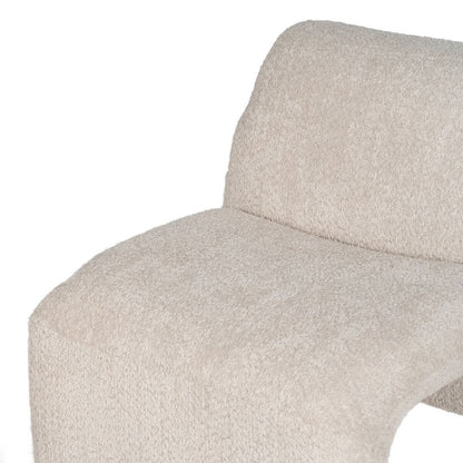 Beige Wooden Armchair 62 x 86 x 69 cm