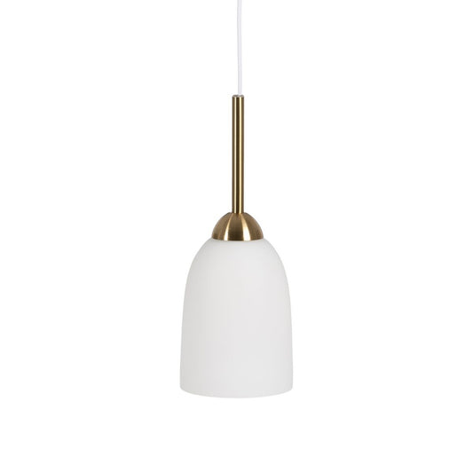 Gold White Ceiling Lamp 60 W