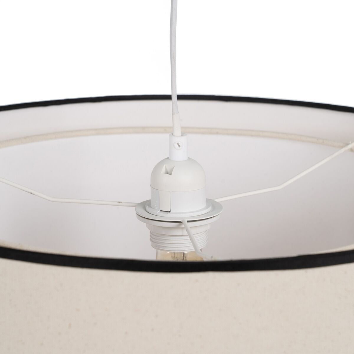 Black Beige Ceiling Lamp 60 W