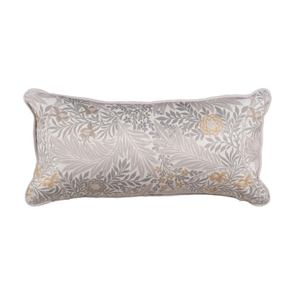 Beige Flowers Cushion 60 x 30 cm