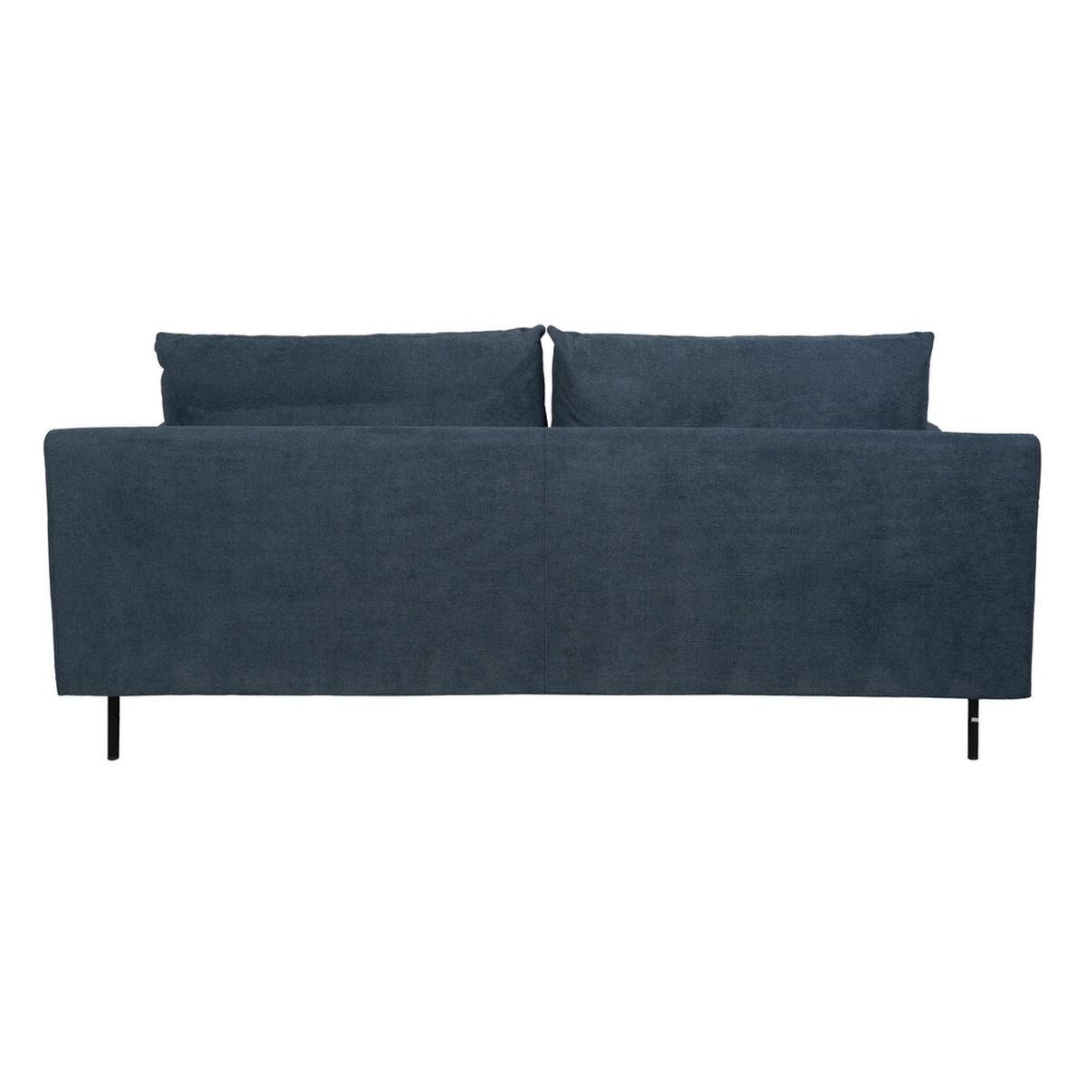 3 Seater Sofa Blue Wood 216 x 86 x 90 cm