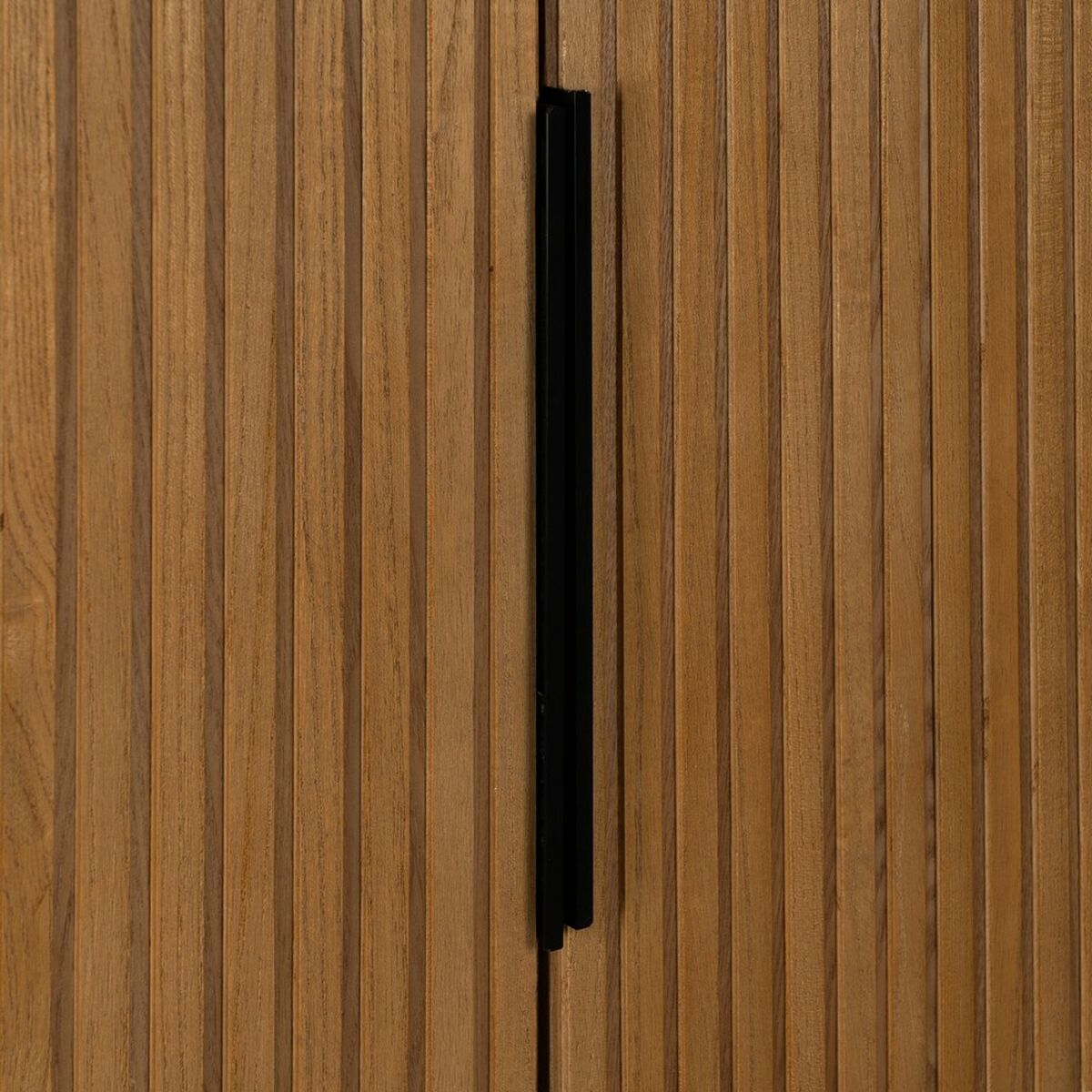 Aparador ORLEANS Negro Natural Hierro Madera MDF 104 x 53 x 203 cm