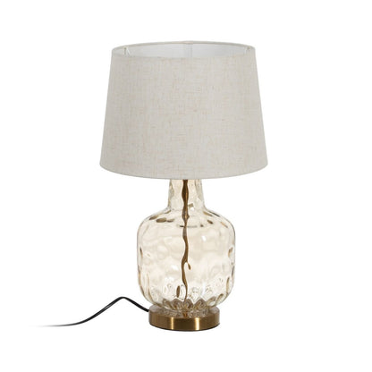 Table Lamp Cream Gold Crystal Iron 40 W 30 x 30 x 51 cm