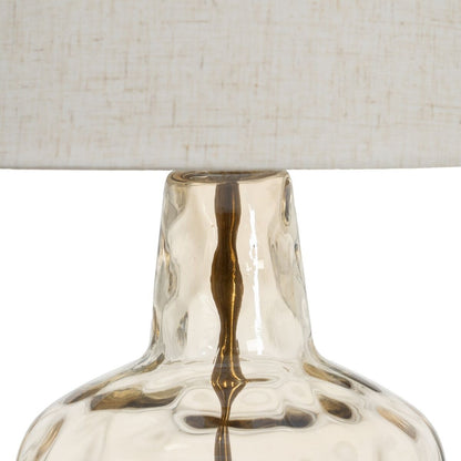 Table Lamp Cream Gold Crystal Iron 40 W 30 x 30 x 51 cm