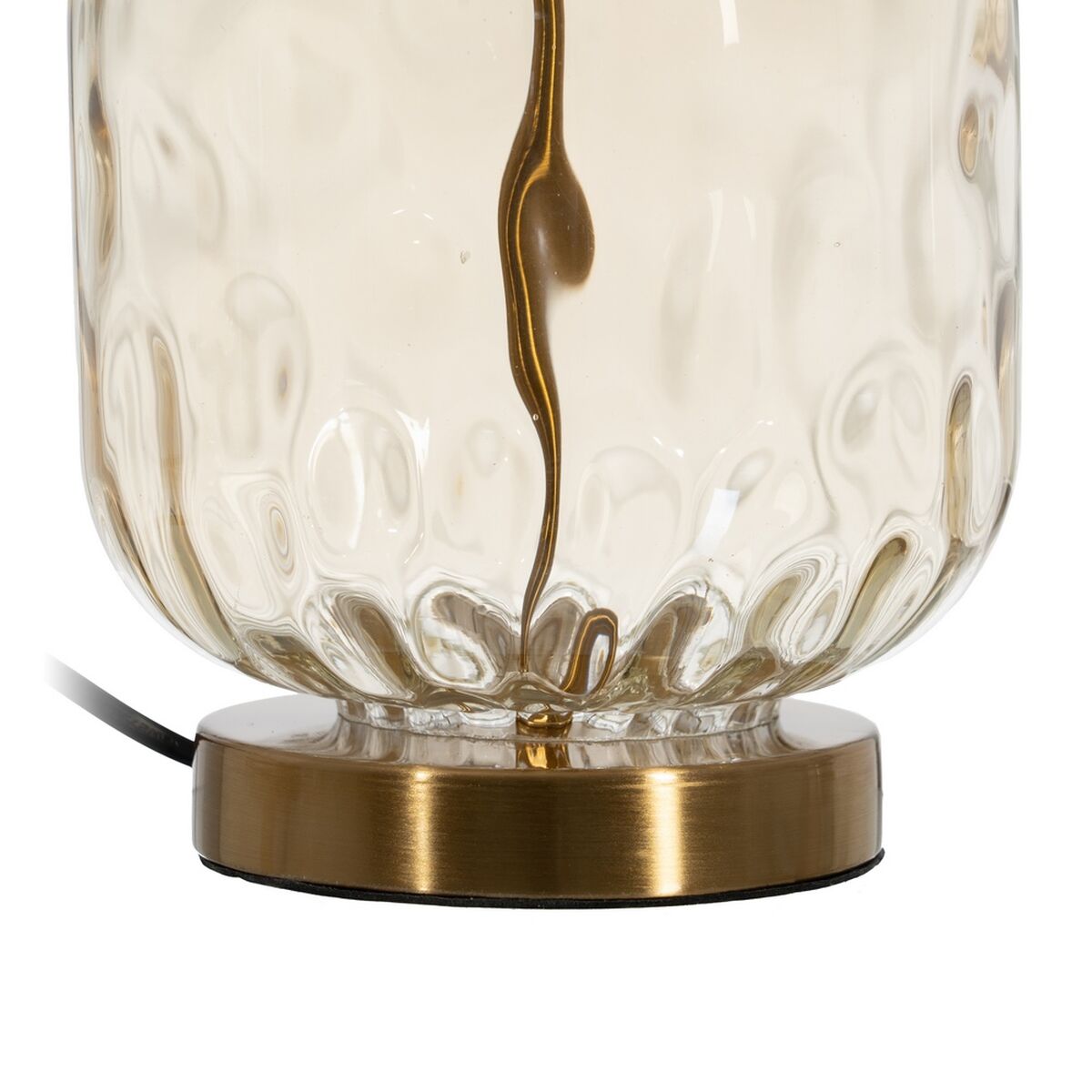 Table Lamp Cream Gold Crystal Iron 40 W 30 x 30 x 51 cm