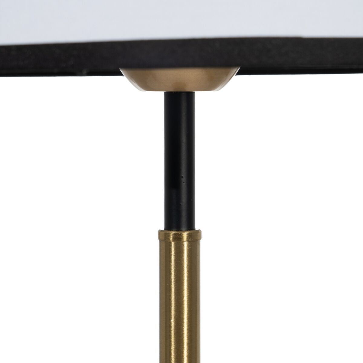 Lámpara de mesa Blanco Negro Dorado Hierro Tejido 40 W 25 x 25 x 74 cm