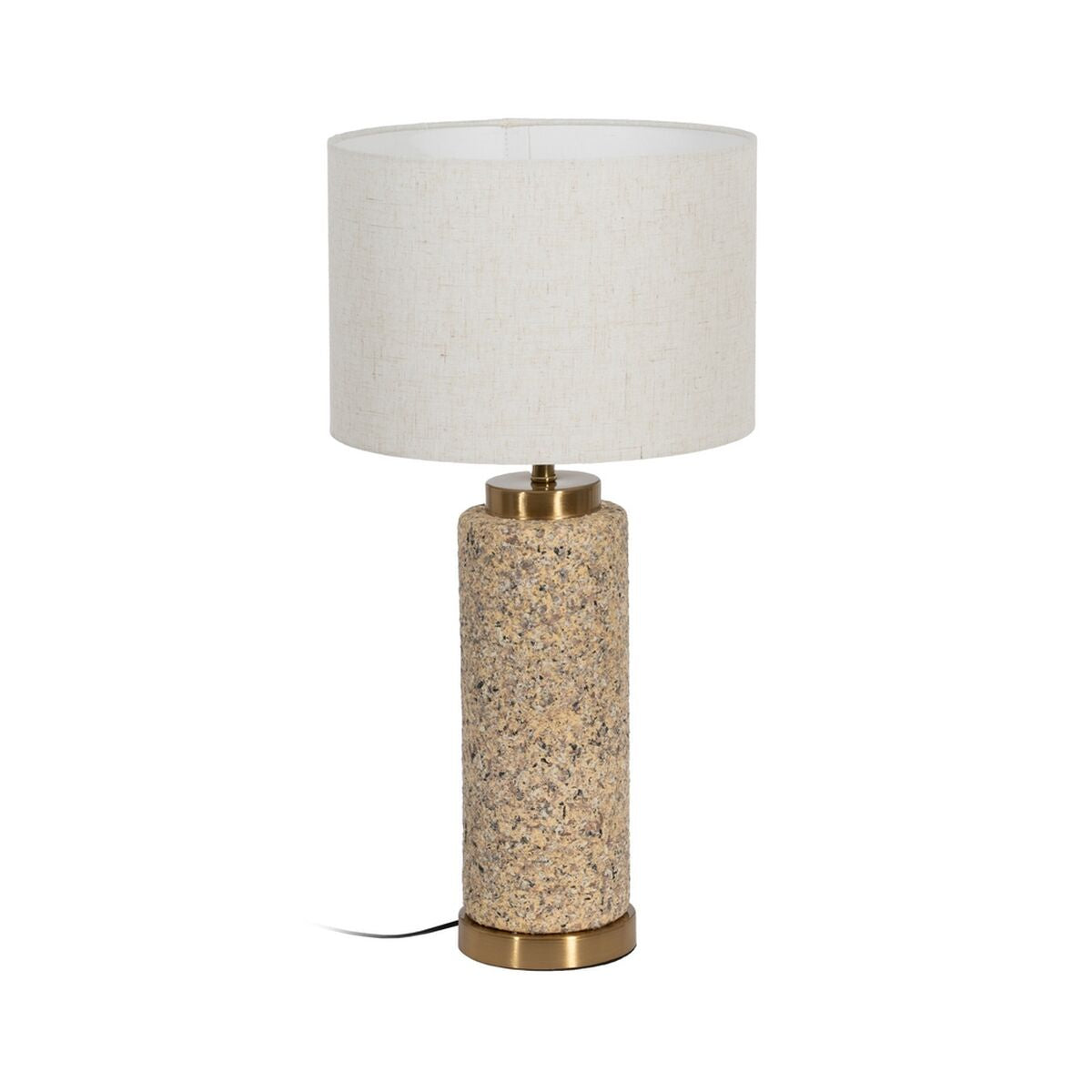 Table Lamp Beige Cream Gold Ceramic Iron 40 W 30 x 30 x 58 cm