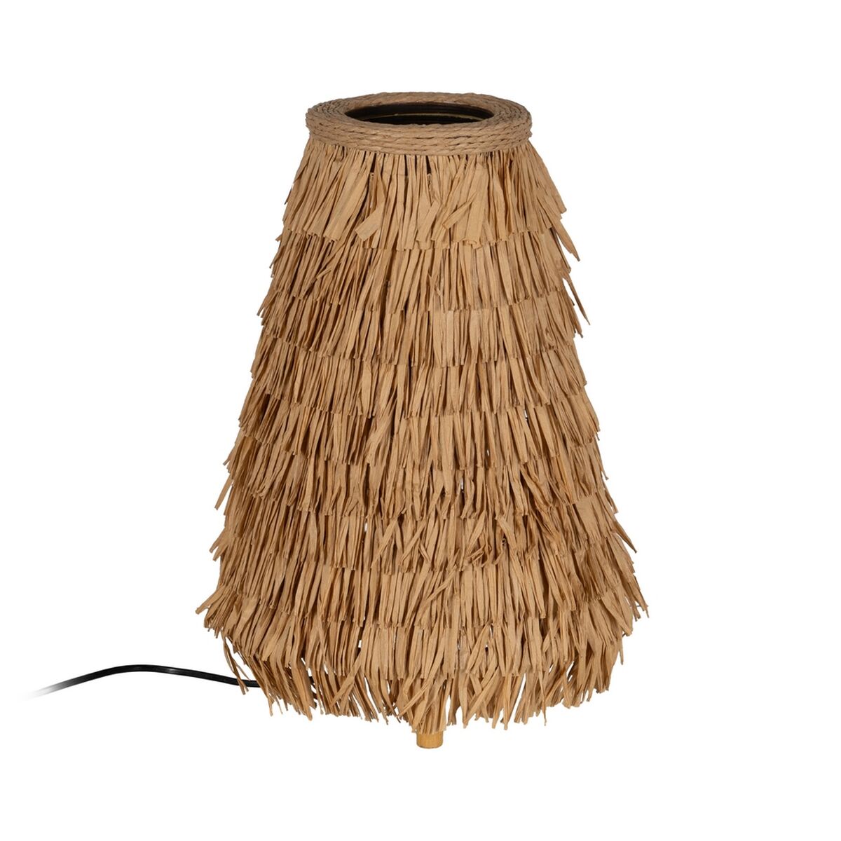 Natural table lamp Natural fiber 40 W 220-240 V 44 x 44 x 44 cm