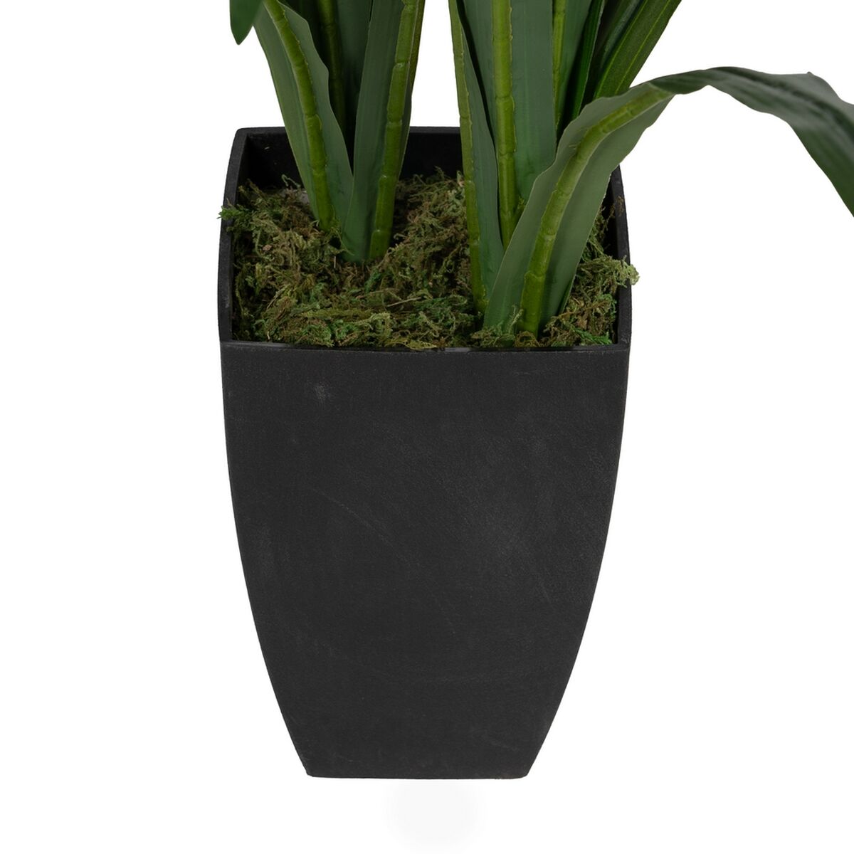 Planta Decorativa Bambú Polietileno Hierro Cemento Tejido 45 x 45 x 100 cm