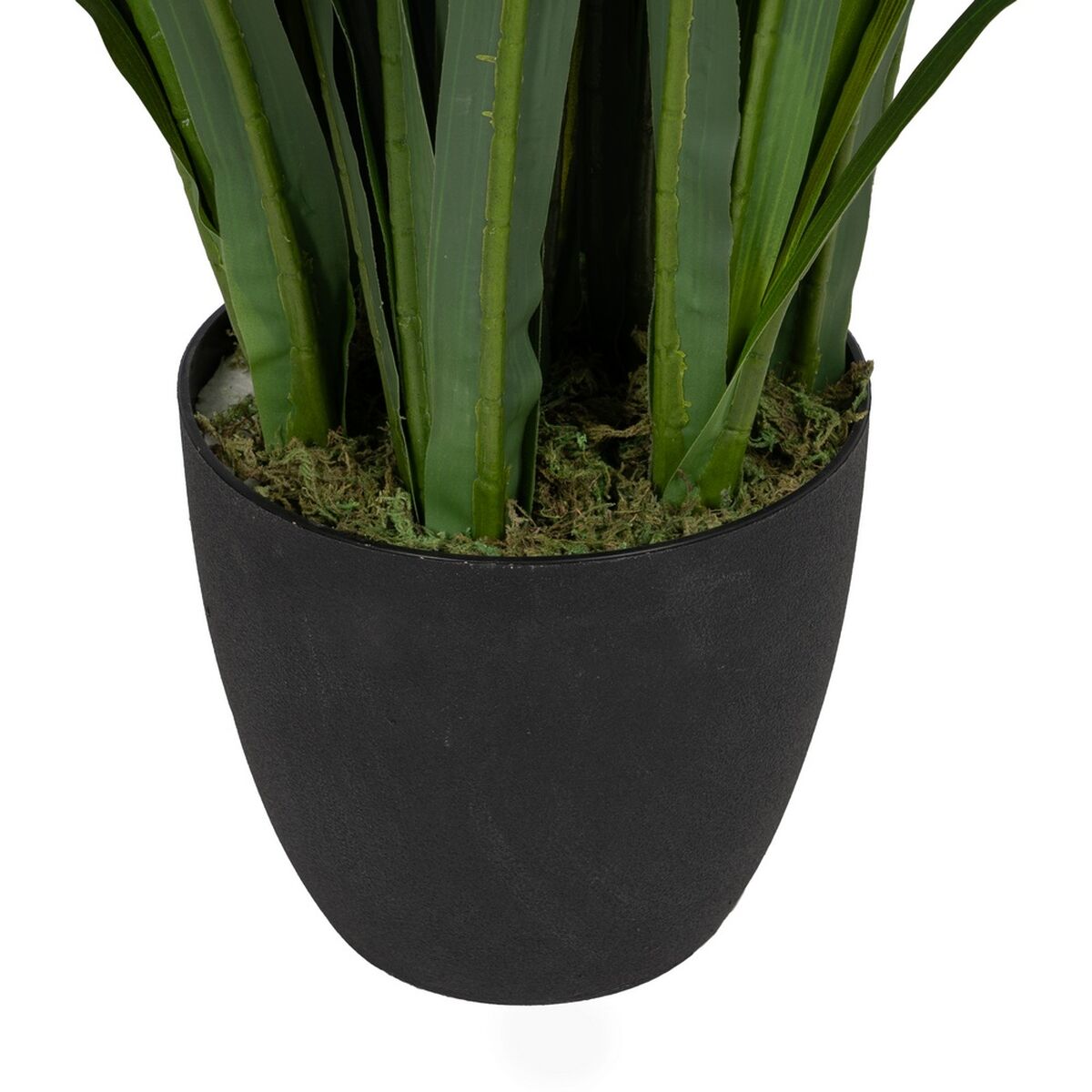 Planta Decorativa Bambú Polietileno Hierro Cemento Tejido 45 x 45 x 110 cm