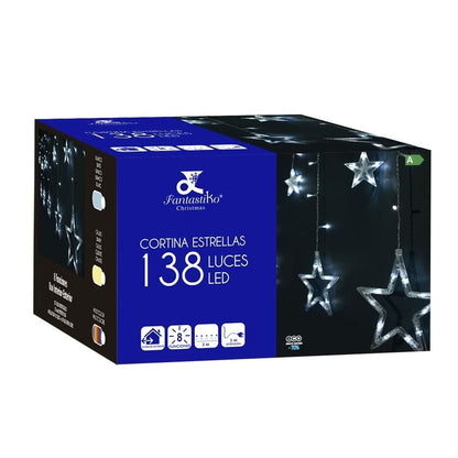 Multicolor LED Star Curtain Lights