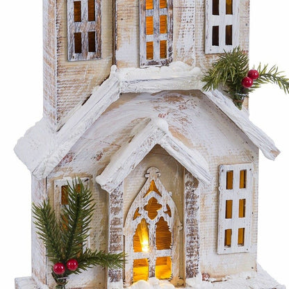 Accesorio para Belén de Navidad Natural Iglesia 21,5 X 10 X 59 CM