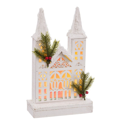 Accesorio para Belén de Navidad Natural Iglesia 19 X 8 X 33 CM