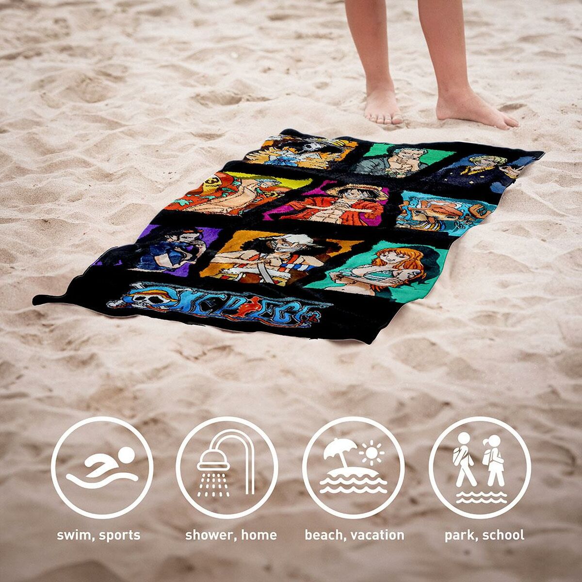 Toalla de Playa One Piece Multicolor 70 x 140 cm