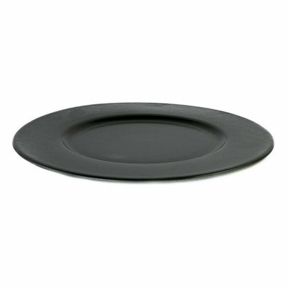 Old Valley Neat Black Porcelain Flat Plate Ø 28 cm (6 Units)